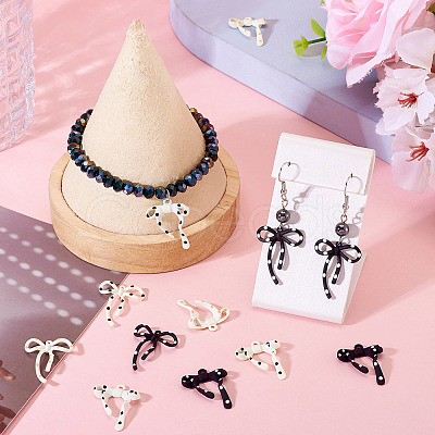 12Pcs 6 Styles Spray Painted Alloy Enamel Pendants ENAM-TA0003-03-1