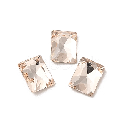 Glass Rhinestone Cabochons RGLA-P037-12B-D261-1