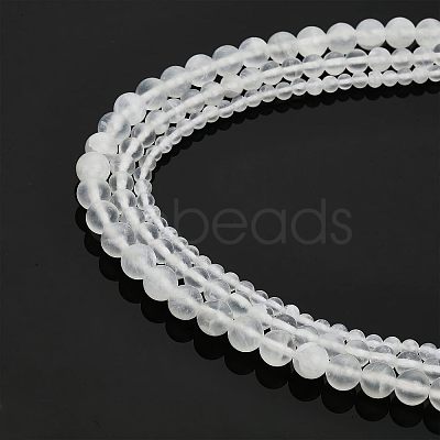 CHGCRAFT 3 Strands 3 Styles Natural Selenite Beads Strands G-CA0001-59-1