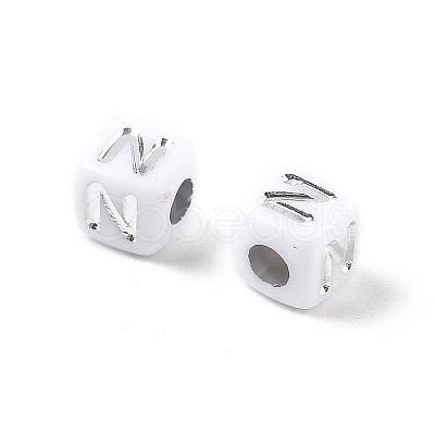 Opaque Acrylic Beads OACR-D282-06N-1