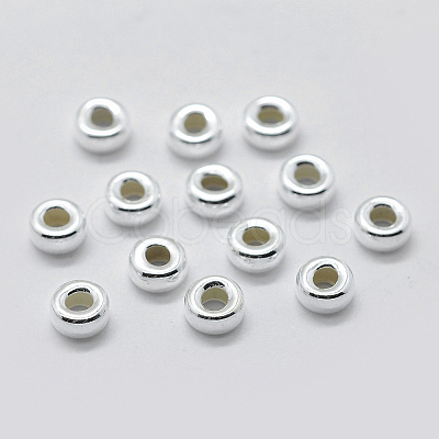 925 Sterling Silver Spacer Beads STER-K171-39S-01-1