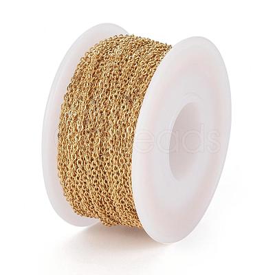 Ion Plating(IP) 304 Stainless Steel Cable Chains CHS-H017-01G-10M-1