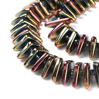 Electroplate Glass Beads Strands GLAA-K061-04A-FB01-1