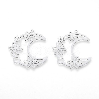Non-Tarnish 201 Stainless Steel Pendants STAS-N090-LA981-1-1