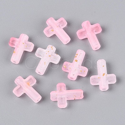 Gradient Color Transparent Acrylic Beads OACR-M023-03E-1