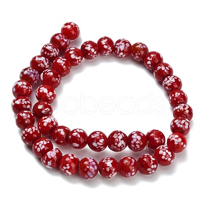 Handmade Lampwork Beads Strands LAMP-H071-01C-04-1