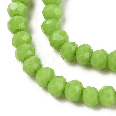 Opaque Solid Color Glass Beads Strands EGLA-A034-P2mm-D30-1
