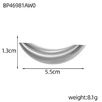 304 Stainless Steel Cabochons STAS-OY019-76P-1