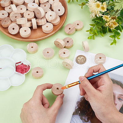 240Pcs Birchwood Wheel DIY-OC0013-47-1