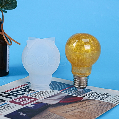 DIY Round Light Bulb Silicone Molds DIY-P010-34-1