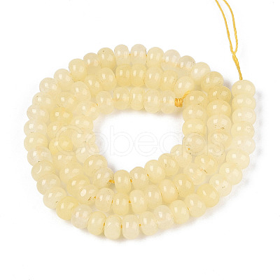 Dyed Natural White Jade Beads Strands X-G-T139-59A-15-1