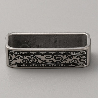 304 Stainless Steel Loop Keepers AJEW-WH0415-44B-1
