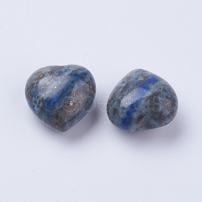 Natural & Synthetic Mixed Stone Heart Love Stones DJEW-P009-02-1