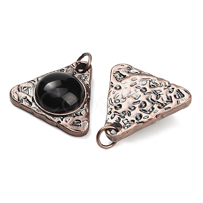 Natural Obsidian Pendants GG-CBACC2B-04R-02-1