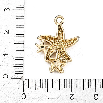 Alloy Rhinestone Pendants RB-CBA332B-06G-1