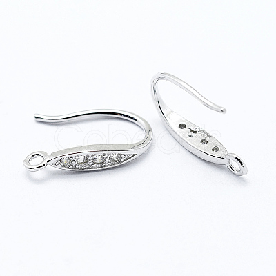 Anti-Tarnish Rhodium Plated 925 Sterling Silver X-STER-L054-03P-1
