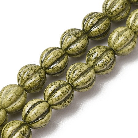 Vintage Handmade Porcelain Beads Strands PR-CBAA37B-09C-1