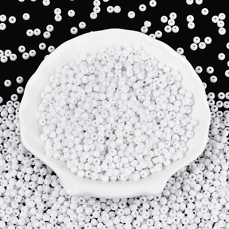 6/0 Half Plated Glass Beads SEED-N008-04H-1