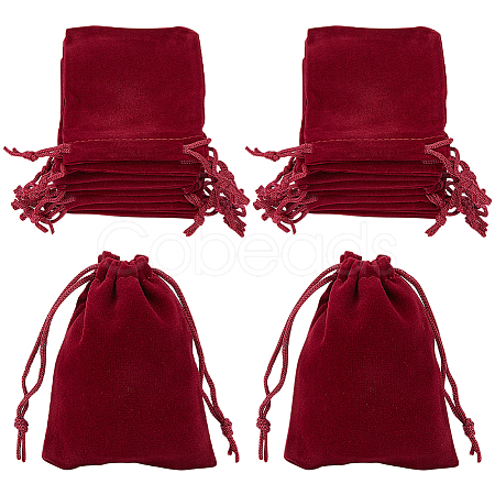 25Pcs Rectangle Velvet Drawstring Pouches TP-BBC0001-04A-02-1