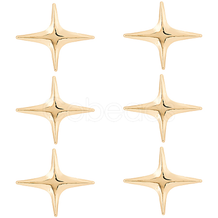6Pcs Alloy Brooches JEWB-FH0001-90-1