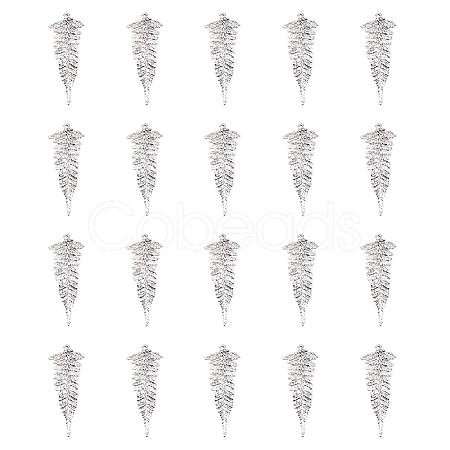 20Pcs Tibetan Style Alloy Big Pendants FIND-FH0010-41-1