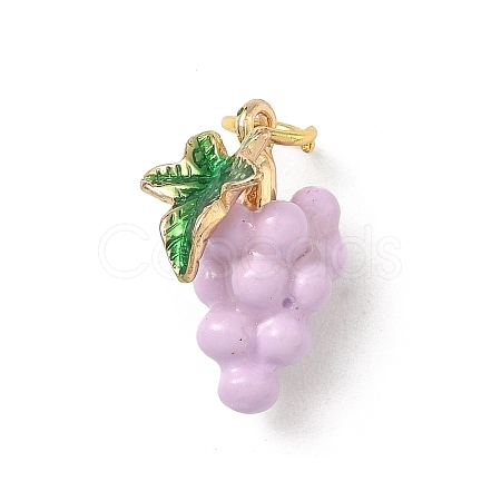 Brass Enamel Pendants X-KK-H523-01G-G-1