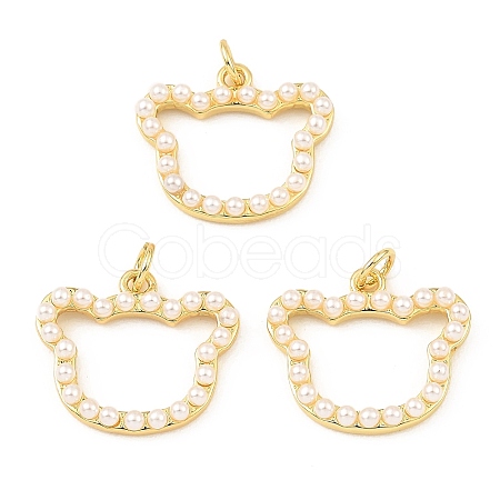 Rack Plating Brass Pendants KK-L206-022G-1