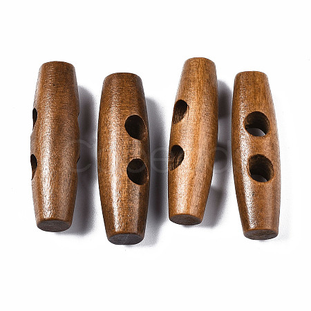 2-Hole Wooden Buttons WOOD-Q036-02-1