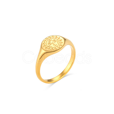 316 Surgical Stainless Steel Finger Rings FS-WGB61AD-01-1