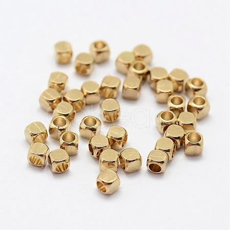 Brass Spacer Beads KK-P095-30-A-1