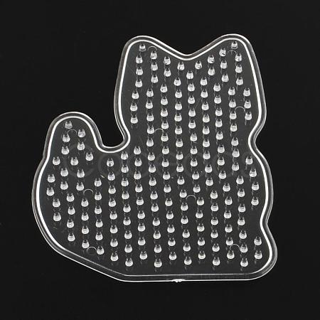 Animal ABC Plastic Pegboards used for 5x5mm DIY Fuse Beads X-DIY-Q009-28-1