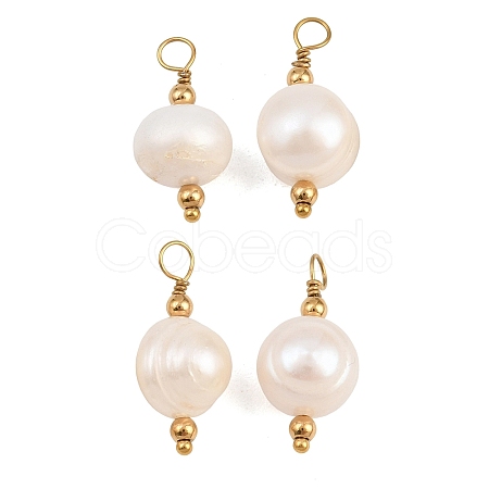 Natural Pearl Pendants PA-CBA0A45-10G-1