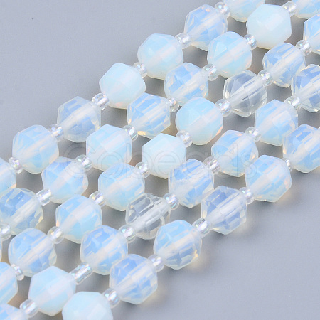 Opalite Beads Strands X-G-R482-31-8mm-1