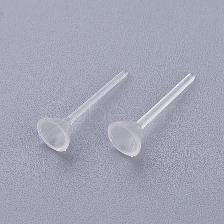 Plastic Stud Earring Findings KY-G006-02-5m-1