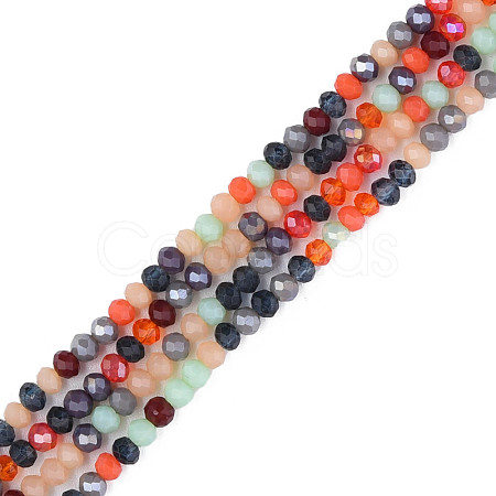 Glass Beads Strands GLAA-N051-11C-1