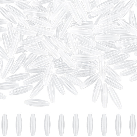 160Pcs Transparent Acrylic Beads TACR-SC0002-74-1