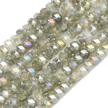 Imitation Jade Glass Beads Strands EGLA-F167-03A-08-1