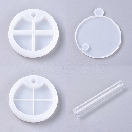 DIY Round Layered Rotating Storage Box Sets DIY-WH0163-15-1