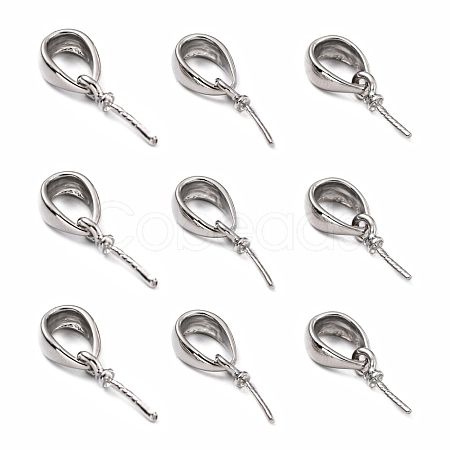 Brass Cup Pearl Peg Bails Pin Pendants X-KK-M156-02P-NR-1