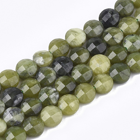Natural Canadian Jade Beads Strands G-T108-45-1