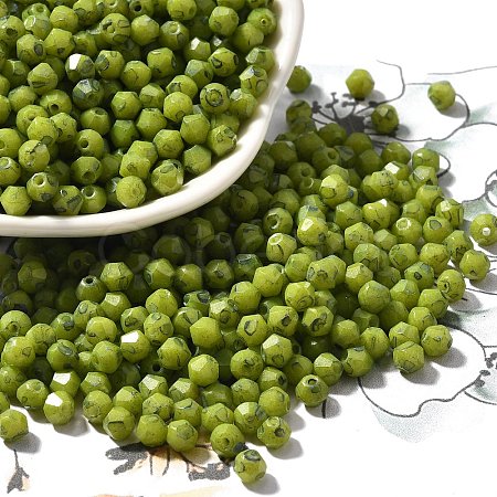 Picasso Baking Paint Glass Seed Beads SEED-A032-02A-07-1