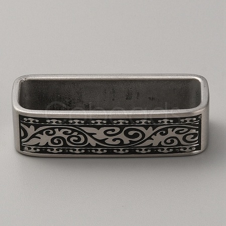 304 Stainless Steel Loop Keepers AJEW-WH0415-44B-1