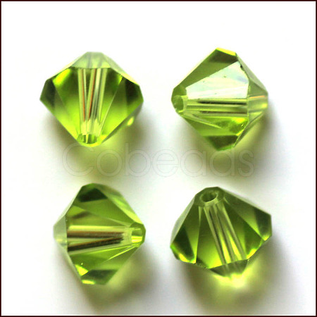Imitation Austrian Crystal Beads SWAR-F022-6x6mm-252-1