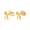 304 Stainless Steel Tiny Scissor Stud Earrings with 316 Stainless Steel Pins for Women, Golden, 8x6.5mm, Pin: 0.6mm