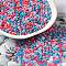 Baking Paint Glass Seed Beads, Donut, Colorful, 8/0, 2.5~3x1~1.5mm, Hole: 1~1.2mm, about 40909pcs/1pound