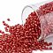 TOHO Round Seed Beads, Japanese Seed Beads, (25CF) Silver Lined Frost Ruby, 11/0, 2.2mm, Hole: 0.8mm, about 1110pcs/10g