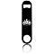 430 Stainless Steel Bottle Openers, Laser Cut, Rectangle, Crown, 178x40x2mm