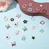 48Pcs 24 Style Alloy Enamel Pendants ENAM-SZ0001-96-5