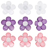 30Pcs 3 Colors Acrylic Ear Nuts FIND-SC0021-19-1