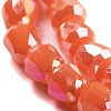 Electroplate Glass Beads Strands EGLA-D030-P4mm-B02-4